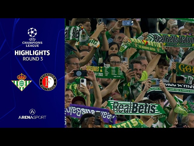 Betis - Feyenoord 1:0 | UEFA CHAMPIONS LEAGUE (3. kolo) | 21. oktobar 2026.