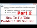 How To Fix Microsoft Word Has Stopped Working | Close The Program | Part 2 👈👍