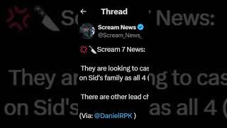 SCREAM 7 **SIDNEY’S FAMILY** RUMOR #scream 7 #shorts #fy #fyp #screamfranchise #foryou