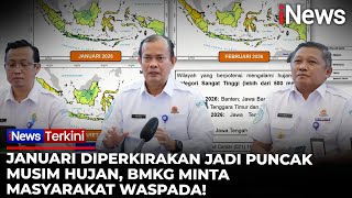 Download Lagu Waspada! BMKG Perkirakan Bulan Januari Bakal Jadi Puncak Musim Hujan di Daerah Jawa | iNews Terkini MP3