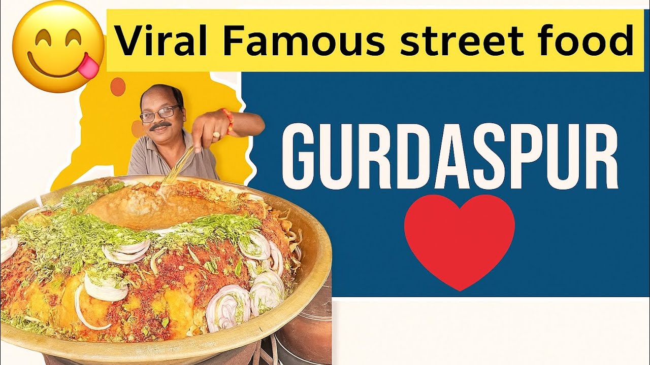 #Famous #street #food #GurdasPur ka #Dhaba #Neelu #Kulcha #Dharampal @Foodiepawantravel 