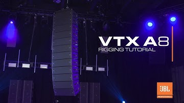 JBL VTX A8 Line Arrays Rigging Tutorial
