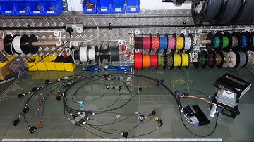 John JZ Modular Engine Harness for an ECUMaster Black