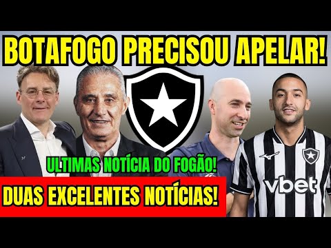 NOW IT'S GOING TO HAPPEN! BOTAFOGO HAD TO APPEAL! TWO EXCELLENT NEWS ITEMS FOR THE GLORIOUS ONE! ...