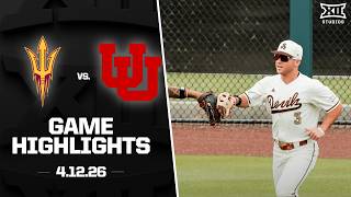Utah vs. Arizona State Highlights (4.12.26) | 2026 Big 12 Baseball