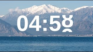 5 Minute Timer Relaxing Music Lofi Mountain Snow Water Background