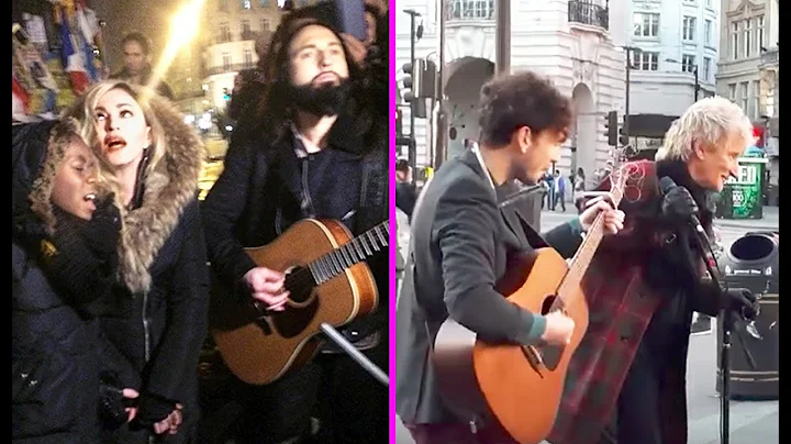 Celebrities Surprising Street Performers By Singing With Them - DayDayNews