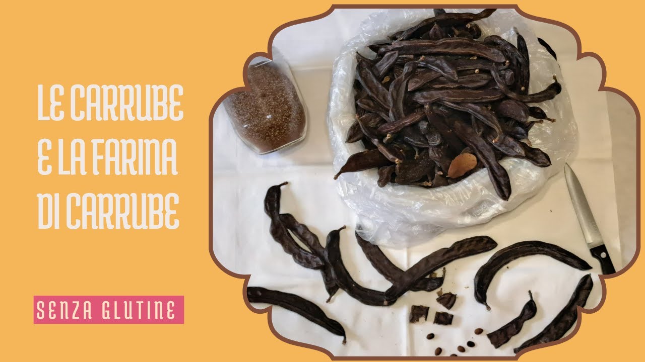 Le CARRUBE e la FARINA di CARRUBE