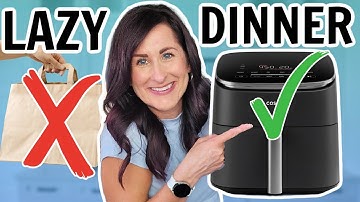 What to Make When You’re Too Tired to Cook → 10 Easy Air Fryer Dinner Ideas