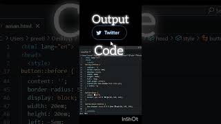 Button animation in HTML CSS part 37 #coding #html #css