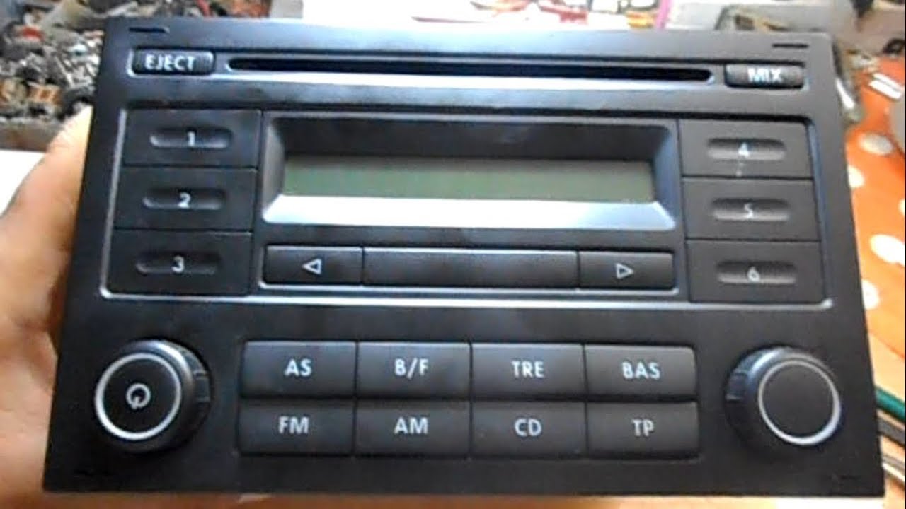 RCD 200 VWZ4Z4G8200835 WOLKSWAGEN POLO CODE AUTORADIO 