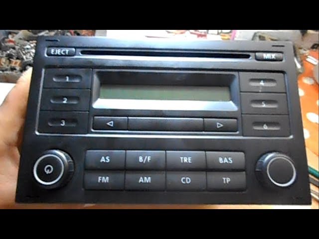 RCD 200 VWZ4Z4G8200835 WOLKSWAGEN POLO CODE AUTORADIO 