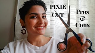 Curly Pixie Cut UPDATE / PROS AND CONS of a Short Hair Cut!