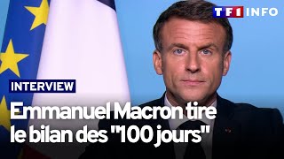 Emmanuel Macron s'adresse aux Français dans le JT de 13H