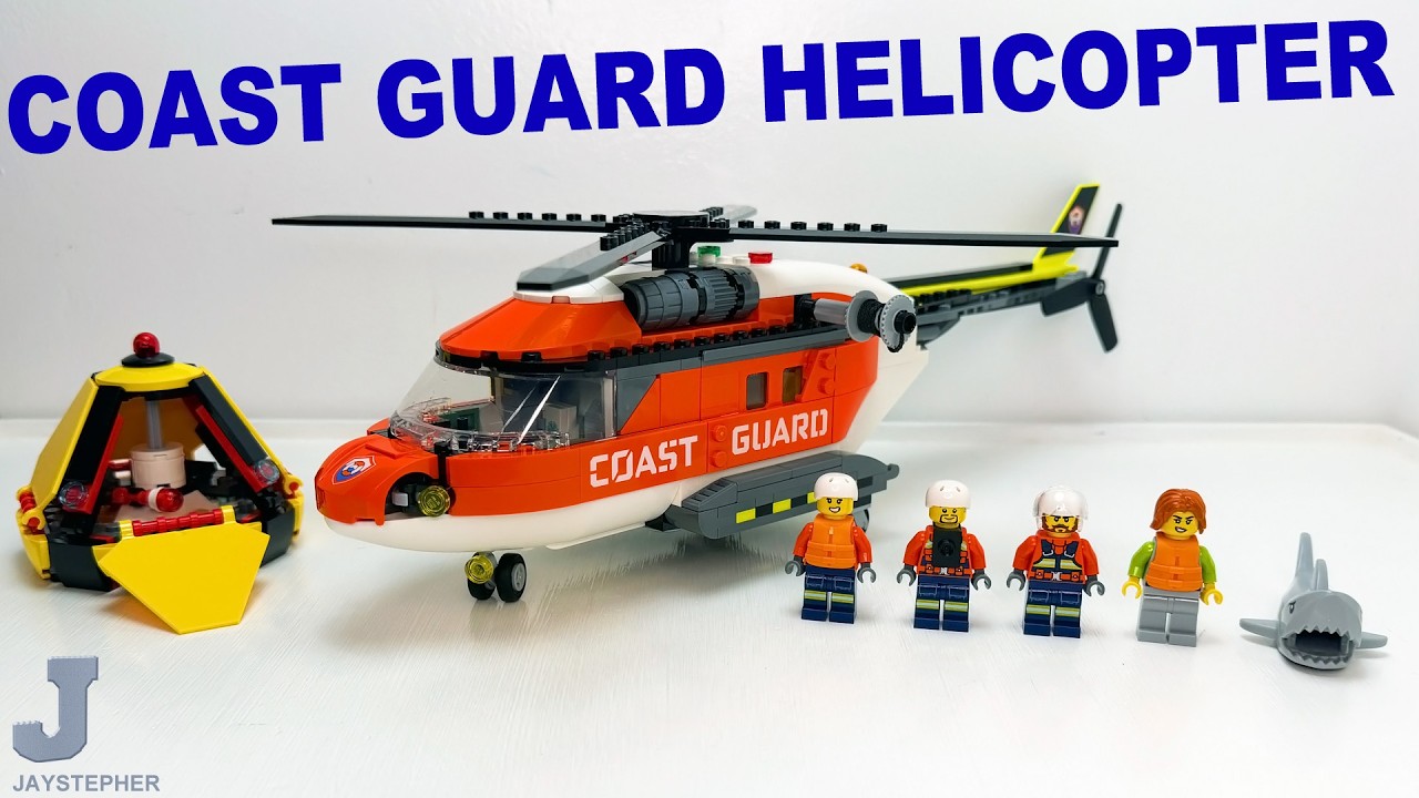 LEGO City 2026 Coast Guard Helicopter 60503 Unboxing, Tour