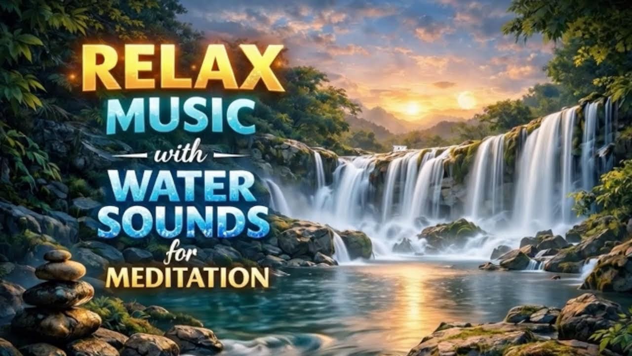 Saturday Autumn Relaxing Music with Water Sounds 🍂 | Deep Sleep, Meditation & Stress Relief