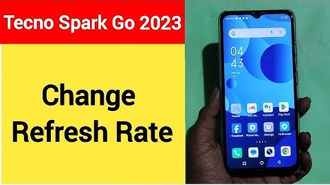 How to change refresh rate, Tecno Spark Go 2023 me refresh rate change kaise karen