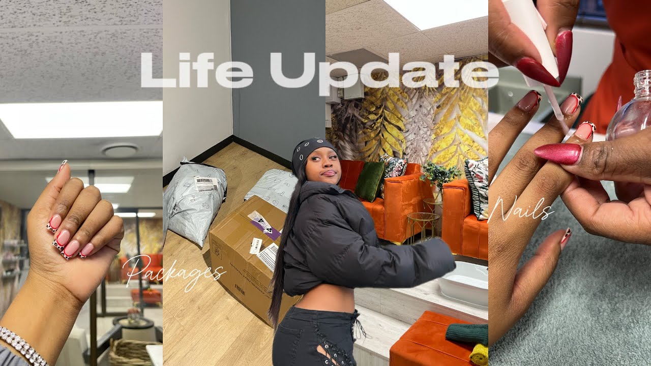 VLOG: I got my nails done + Unboxing SHEIN  packages😭🫂💕