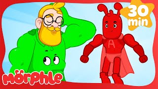 💥 Superhero Orphle vs Trouble! Who Wins? | 🔴 Morphle VS Orphle 🟢 | Fun Kids Cartoon