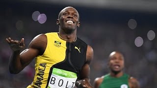 Usain Bolt Olympic  2016 |  Usain Bolt wins 100m gold in 9 81 seconds, becomes first