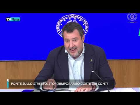 Video Ponte sullo Stretto, stop temporaneo della Corte dei Conti