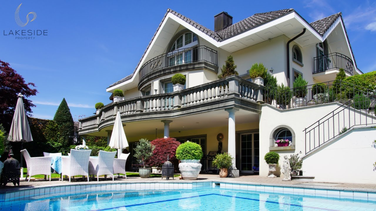 Landhausvilla mit Pool in Altendorf - LAKESIDE PROPERTY, Bäch SZ