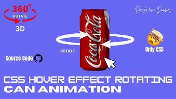 EASY EXPLANATION, CSS 3D ROTATION EFFECT | CAN HOVER EFFECT | #css #javascript #webdevelopment #html