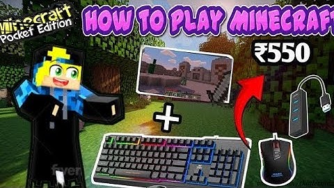 How to Play Minecraft Java Edition with Keyboard mouse in Mobile 😍 || #minecraft
