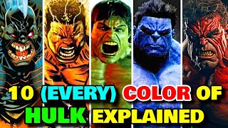 10 Every Color Of Hulk - Backstories, Meaning And Powers - Explained