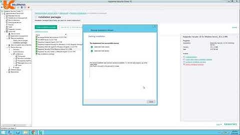 Lab 2 .2 Install Kaspersky Endpoint Security for Windows using a standalone package on a notebook