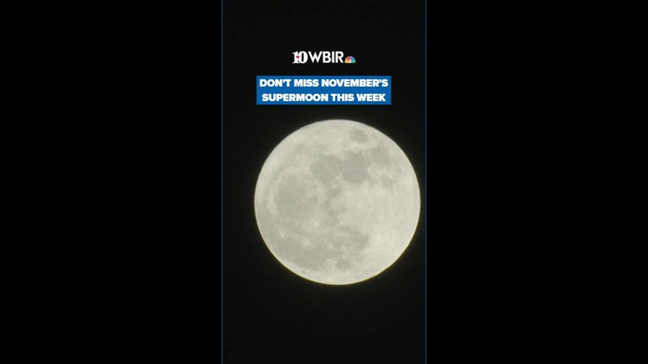 Biggest supermoon of 2025 lights up Wednesday - YouTube