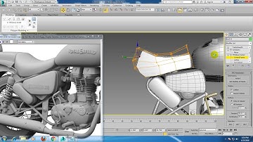 Tutorial on Modeling and texturing a bike in 3dsmax ( Part 9)