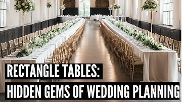 Rectangle #Wedding Tables: Hidden Gems of Wedding Planning