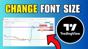 How to Change Font Size in TradingView - New Method