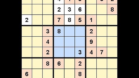 How to Solve Washington Times Sudoku Difficult May 13, 2021