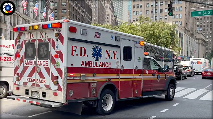 New York City EMS Ambulances responding