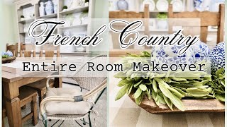 100% Thrifted French Country Dining Room Makeover On a Budget
