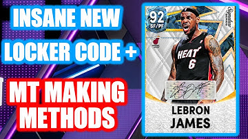 INSANE NEW LOCKER CODES + HOW TO MAKE MT FAST RIGHT NOW IN NBA 2K22 MY TEAM
