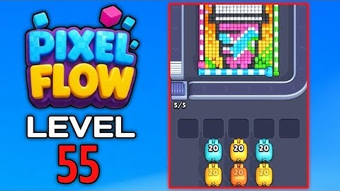 Pixel Flow Level 55