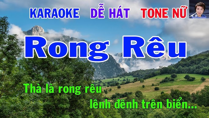 Karaoke Rong Rêu Tone Nữ Nhạc Sống gia huy beat