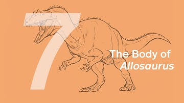 Paul the Allosaurus 7: The Body | Learn to Draw Dinosaurs with ZHAO Chuang