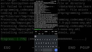 How to install and run python on termux