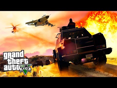 GTA 5 ONLINE - НАЛЁТ НА HUMANE LABS!! Прохождение ограблений в ГТА 5 Онлайн!