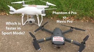Phantom vs Mavic - Which is Faster?