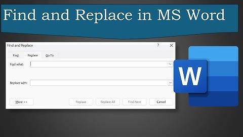Using Find and replace in Word|How to replace text in Microsoft word