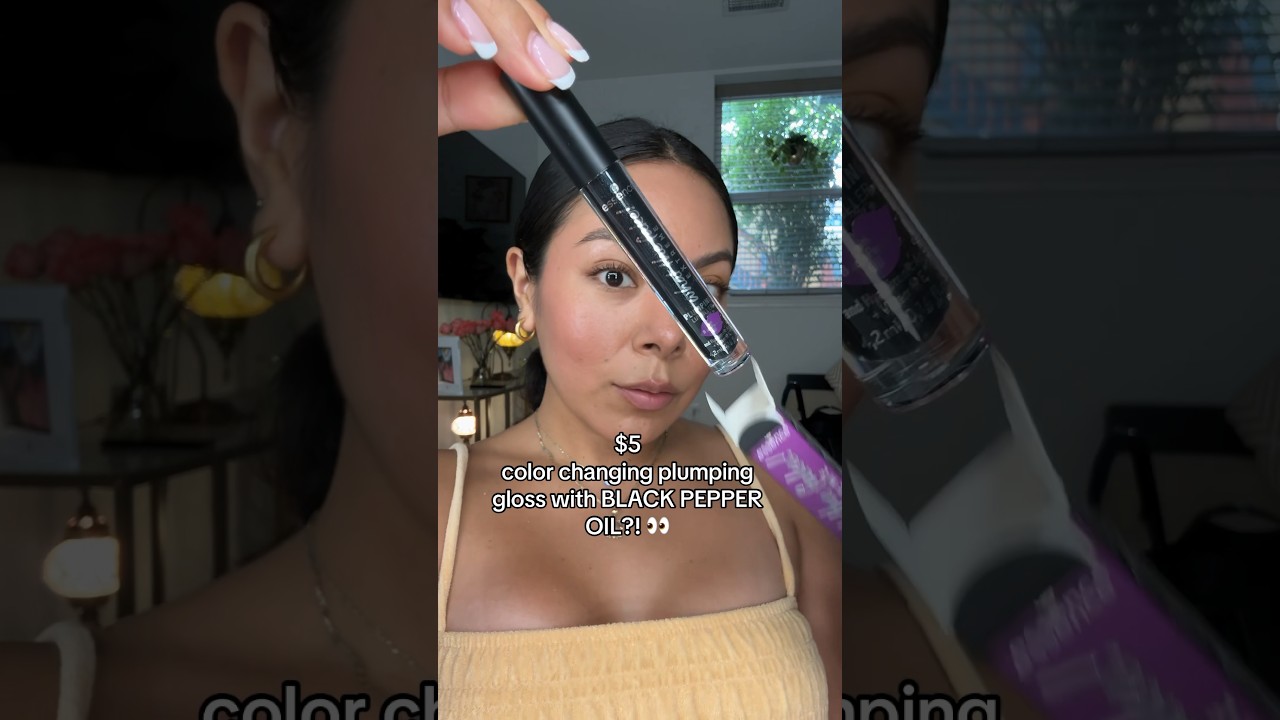 Блеск для губ за 5 долларов с маслом чёрного перца?? @essencecosmetics 