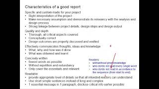 2.2 Characteristics Of Good Report