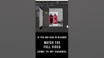 Shampoo Bottle in Blender | Quick Blender Tip #short2023 #shorts  #viral_video  #3d #reelsvideo