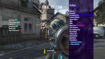 FIRST TIME USING A MOD MENU!!!! BLACK OPS 2 GAMEPLAY