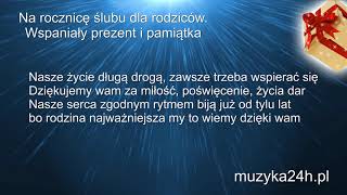 Video thumbnail of "To jest prezent dla rodziców. Piosenka i życzenia na rocznicę ślubu, od dzieci"